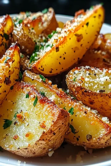 Baked Garlic Parmesan Potato
