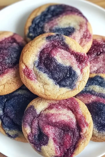 Berry Swirl Cookies