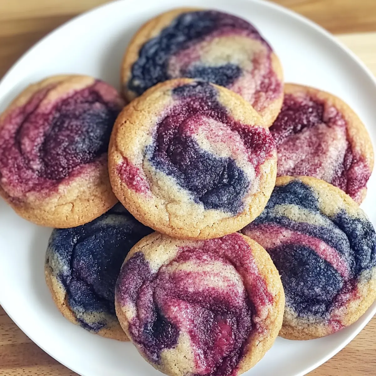Berry Swirl Cookies