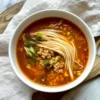 Tomato Enoki Mushroom Soup