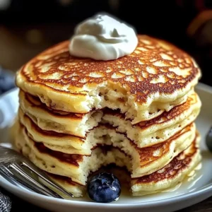 Flourless Cottage Cheese Pancakes