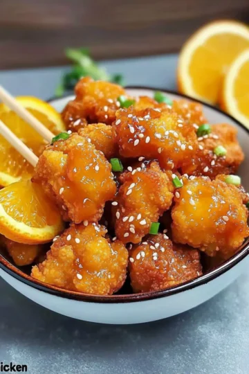 Glazed Orange Cauliflower “Chicken”