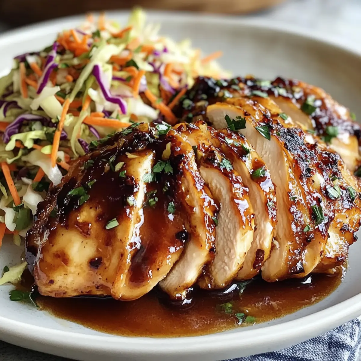 Sticky Apple Cider Chicken