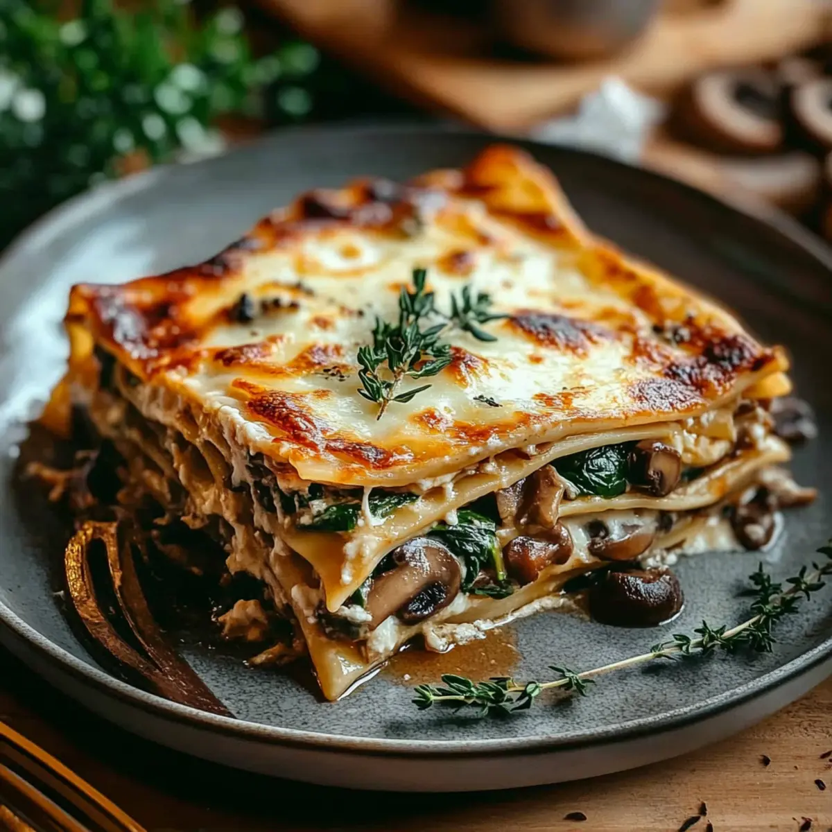 Irresistible Mushroom and Spinach Lasagna to Savor! 4 45ed27c8 fd3f 4ca7 b501 0dd3dc4415aebr oiauln