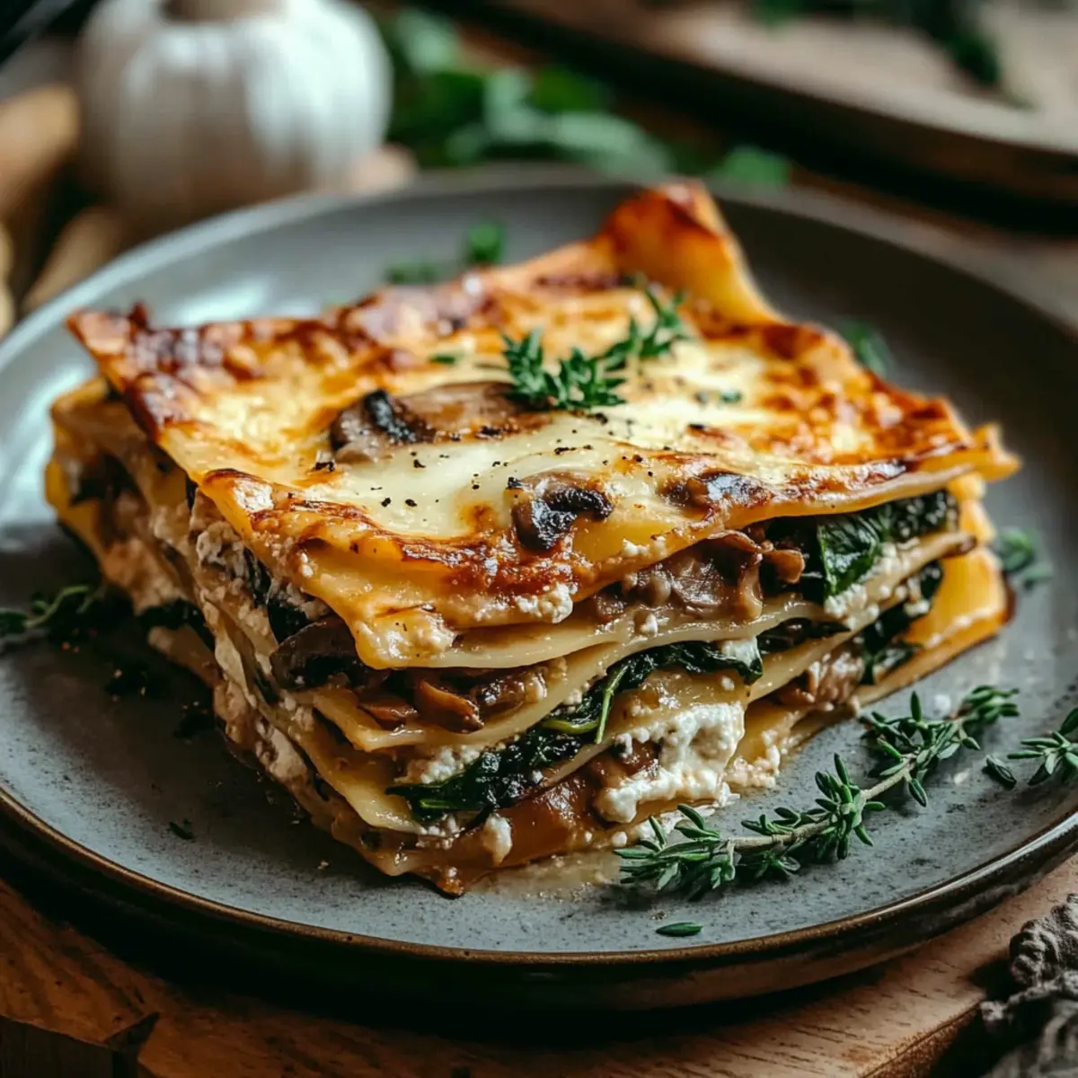 Irresistible Mushroom and Spinach Lasagna to Savor! 5 Mushroom And Spinach Lasagna