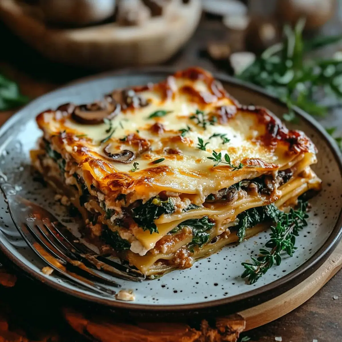 Irresistible Mushroom and Spinach Lasagna to Savor! 2 45ed27c8 fd3f 4ca7 b501