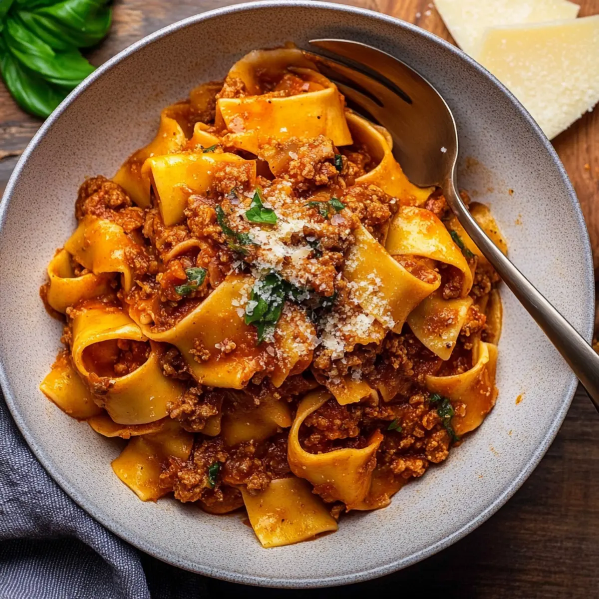 Pappardelle Bolognese