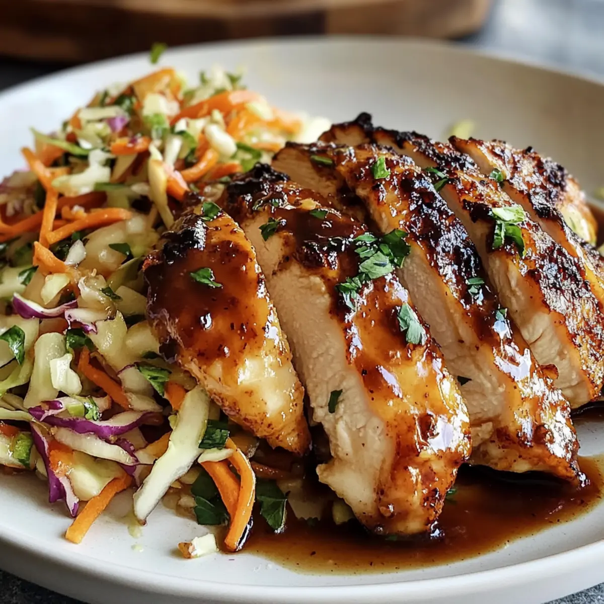 Sticky Apple Cider Chicken