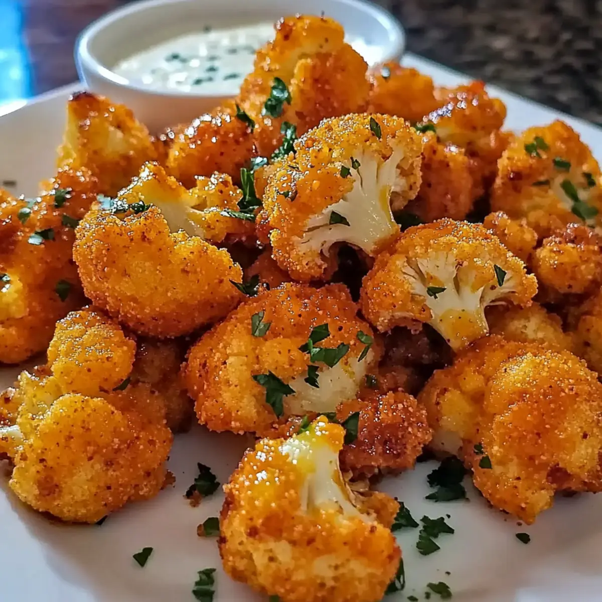 Crispy Buffalo Cauliflower Bites That Will Blow Your Mind 5 Crispy Buffalo Cauliflower Bites