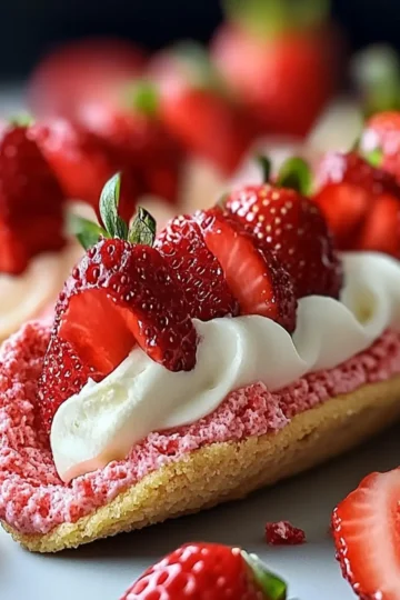Strawberry Cookie Boats