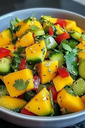 Thai Mango Cucumber Salad