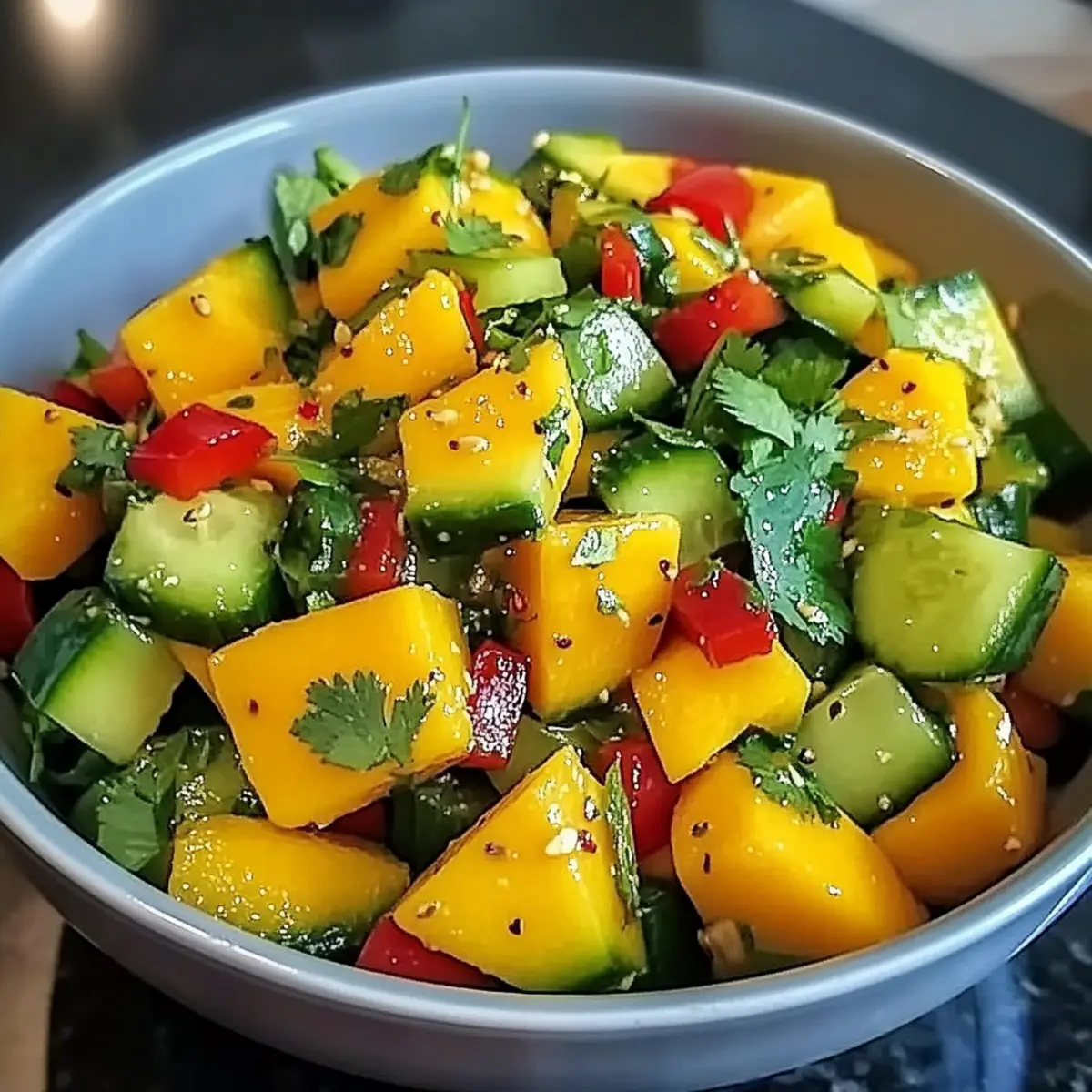 Thai Mango Cucumber Salad
