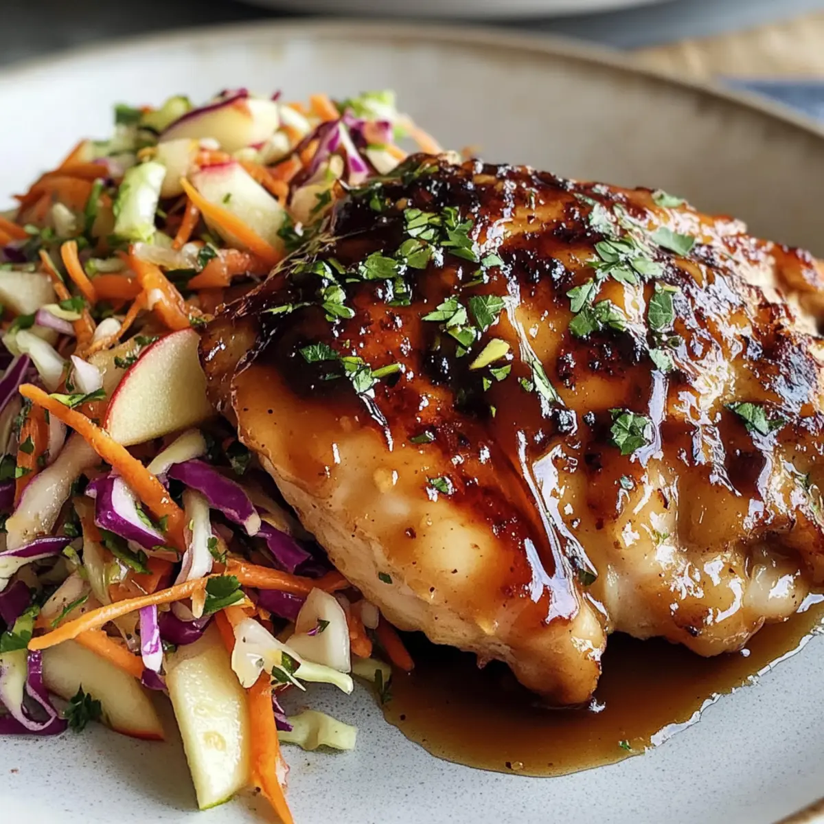 Sticky Apple Cider Chicken