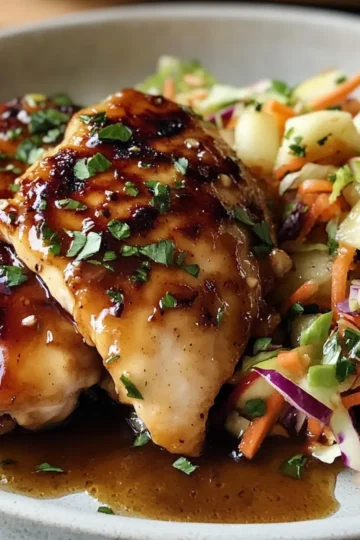 Sticky Apple Cider Chicken