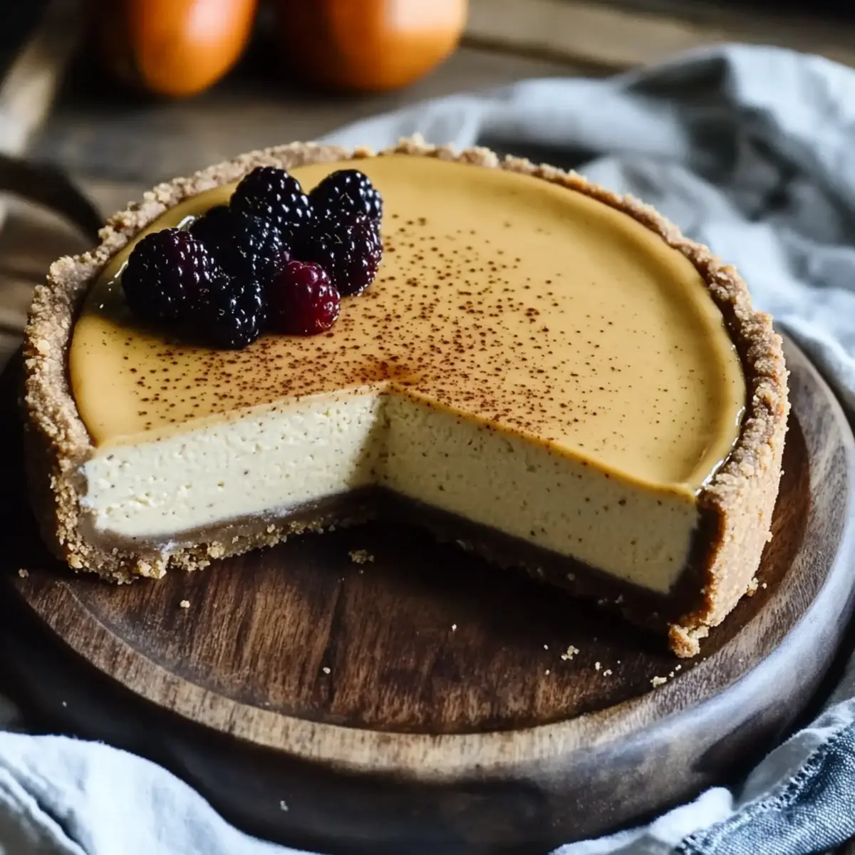 Vanilla Bean Butter Cheesecake
