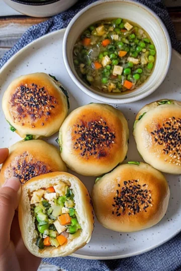 Crispy Bottom Veggie Buns