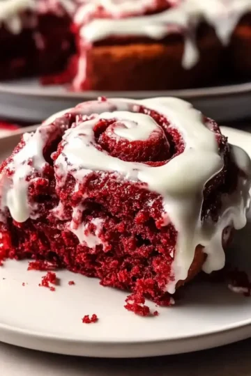 Red Velvet Cinnamon Rolls