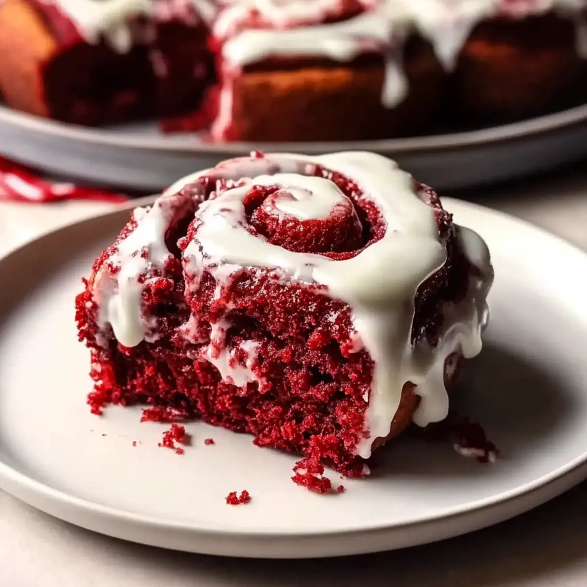 Red Velvet Cinnamon Rolls