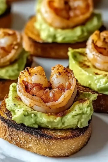 Garlic Shrimp Crostini