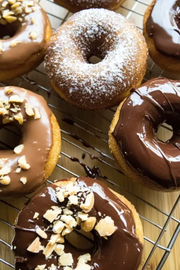 Peanut Butter Chocolate Donuts