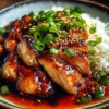 Caramelised soy chicken