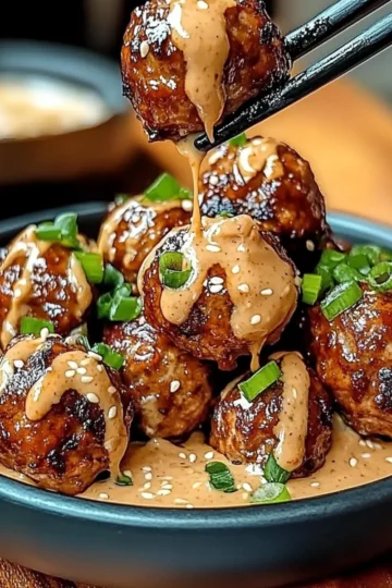 Korean BBQ Meatballs