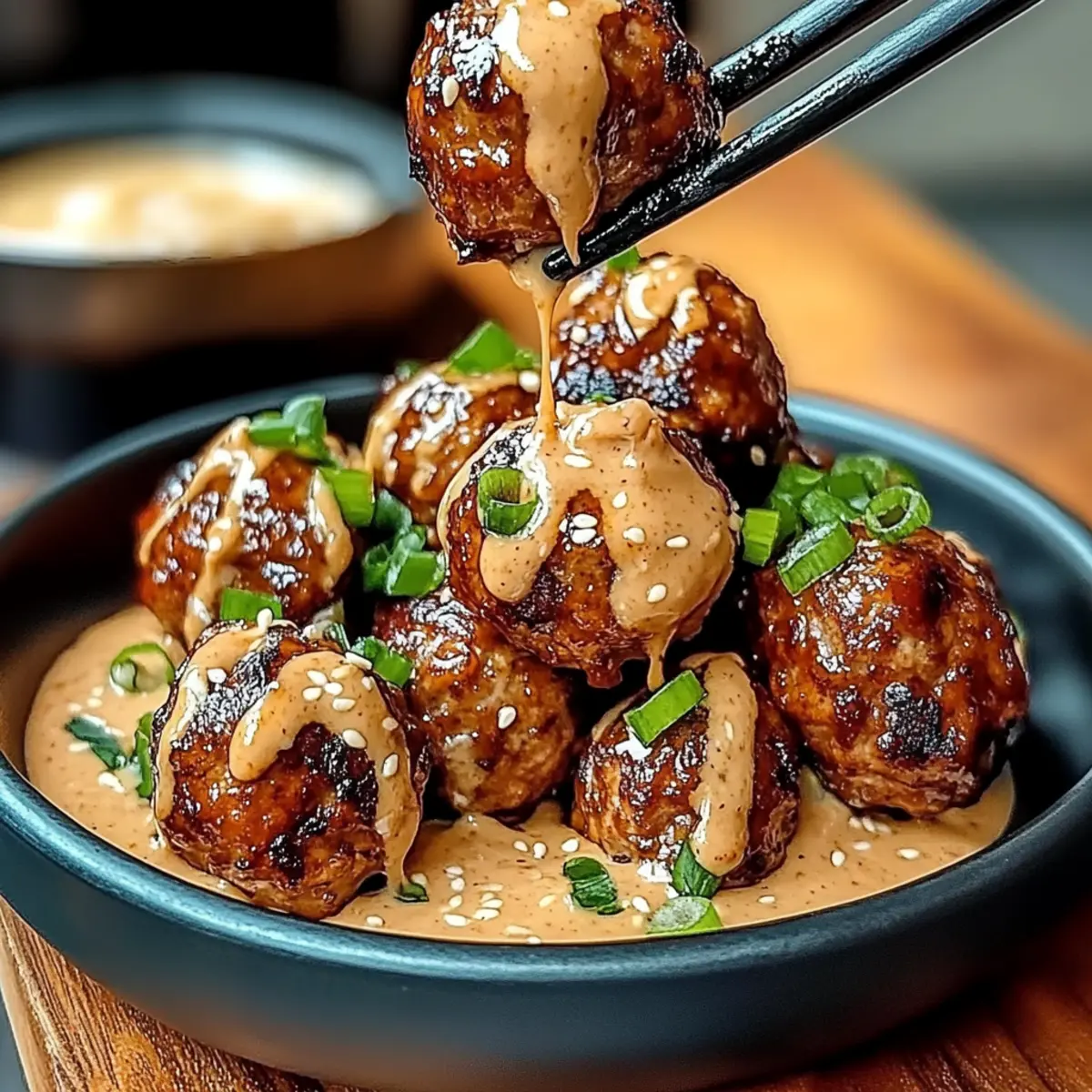 Irresistible Korean BBQ Meatballs with Spicy Mayo Magic 5 Korean BBQ Meatballs