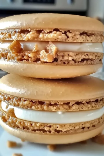 Biscoff Cookie Butter Macarons