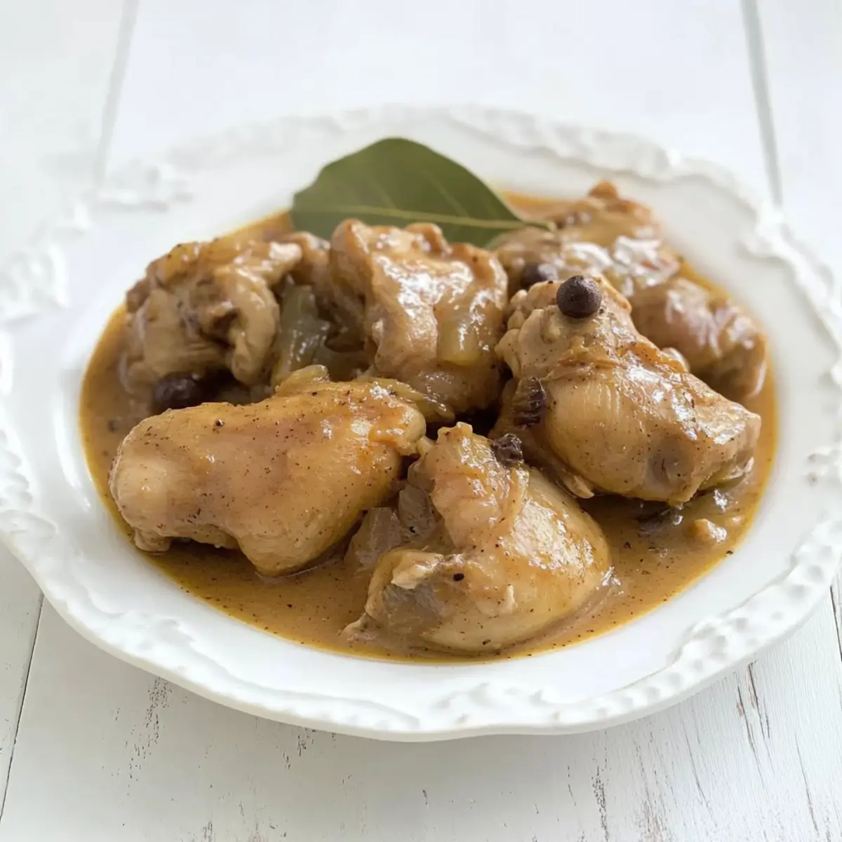 Chicken Adobo with Coconut Milk