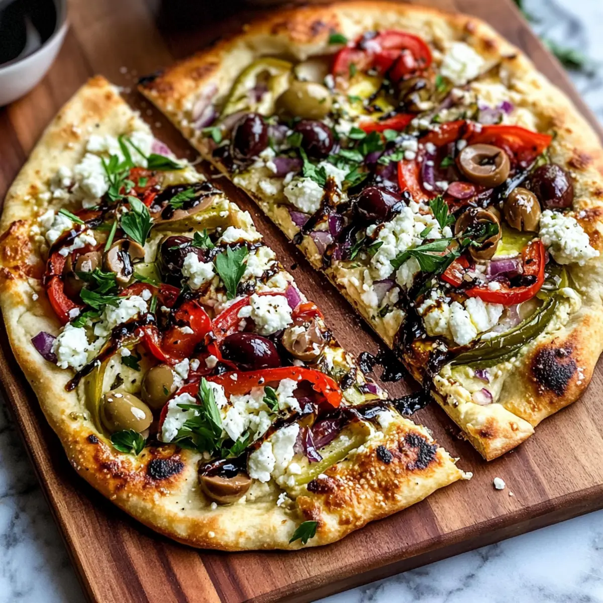 Roasted Red Pepper Hummus Flatbread: Quick & Flavor-Packed Bites 4 59f32167 6d8d 4d6c 9e78
