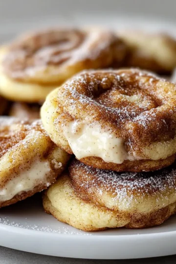 Cinnamon Roll Cheesecake Cookies