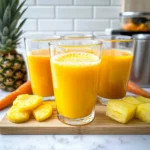 Pineapple Strawberry Swirled Slushies for Ultimate Refreshment