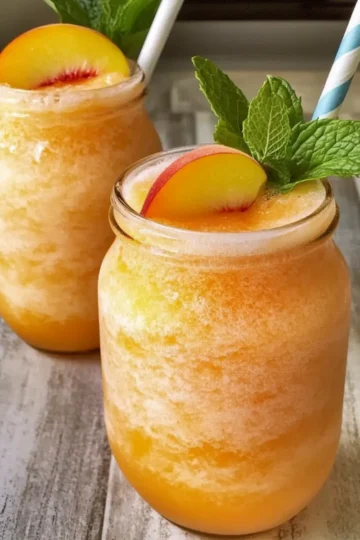 Peach Lemonade Slush Recipe