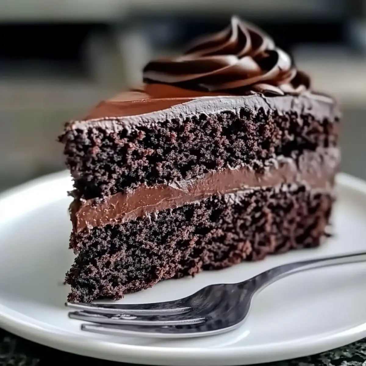 Midnight Fudge Chocolate Cake