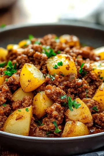 Ground Beef with Potatoes Recipe
