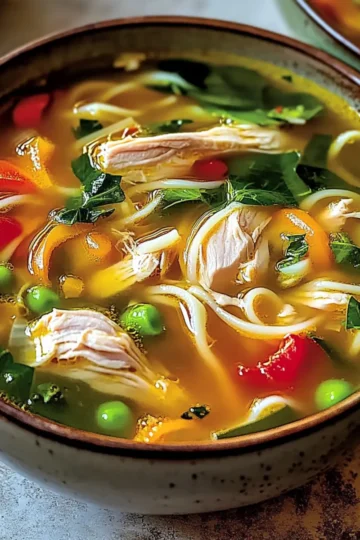 Ginger Garlic Chicken Noodle