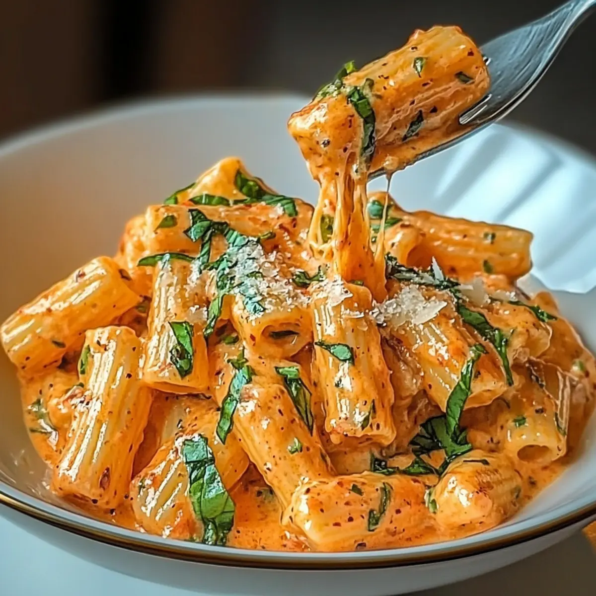 Creamy Tomato Garlic Pasta