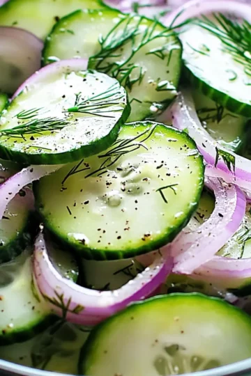 Cucumber Vinegar Salad