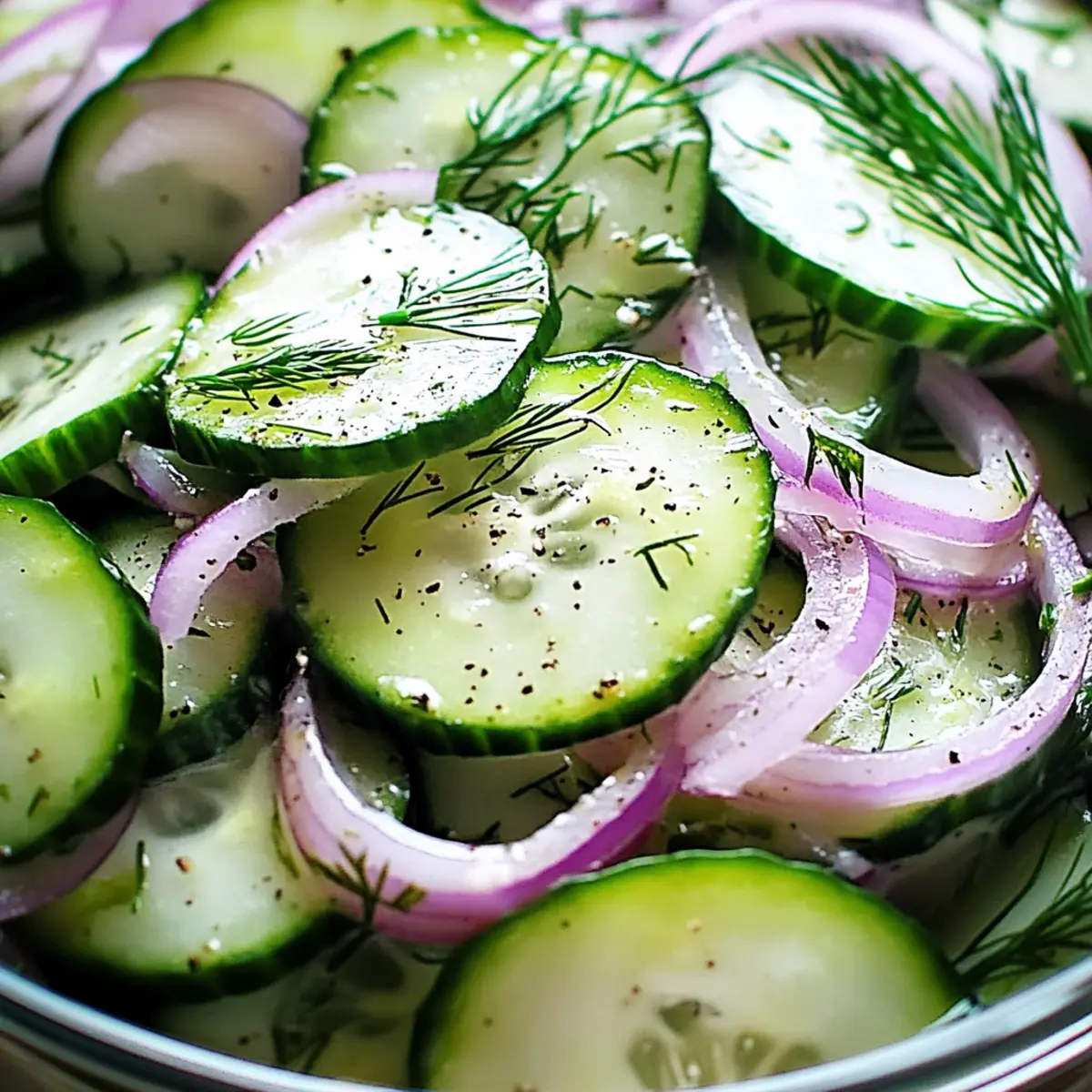 Cucumber Vinegar Salad