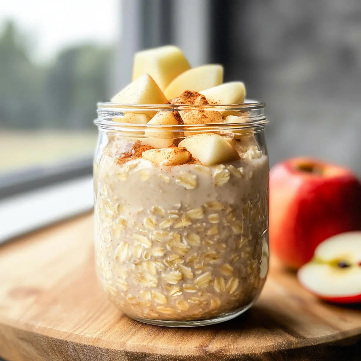 Apple Cinnamon Overnight Oats