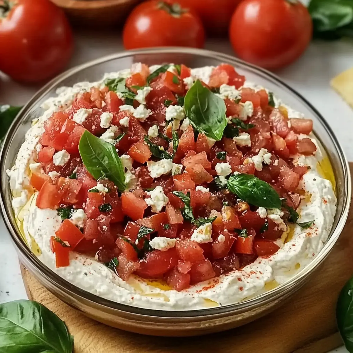 Creamy Bruschetta Dip: A Fresh Twist on a Classic Appetizer 2 a2f8ebed 9a13 4259 8111