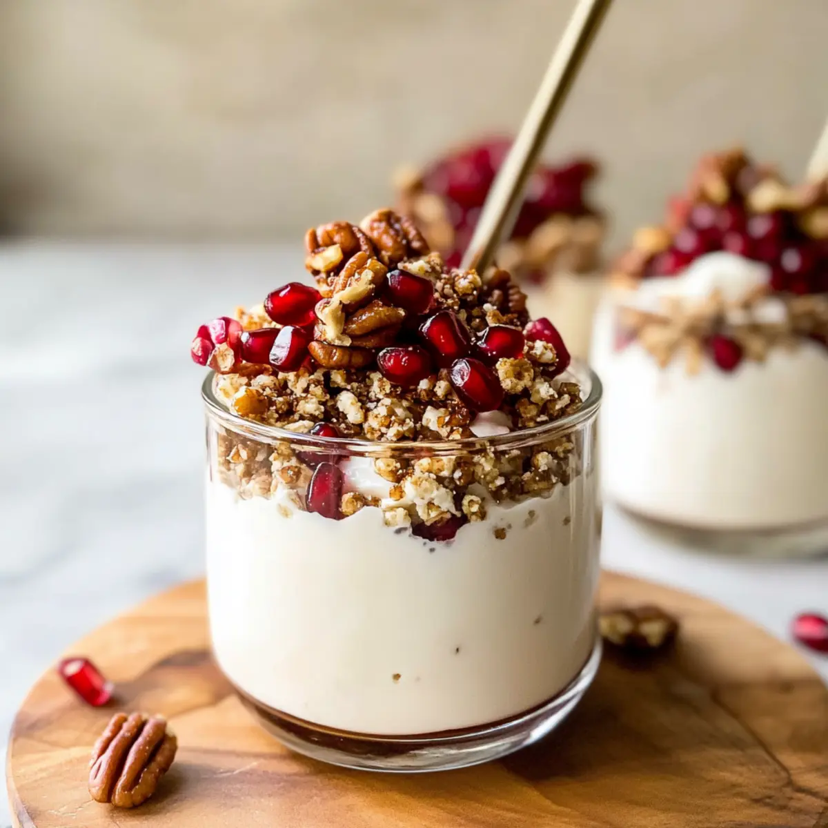 Pecan Cottage Cheese Parfait