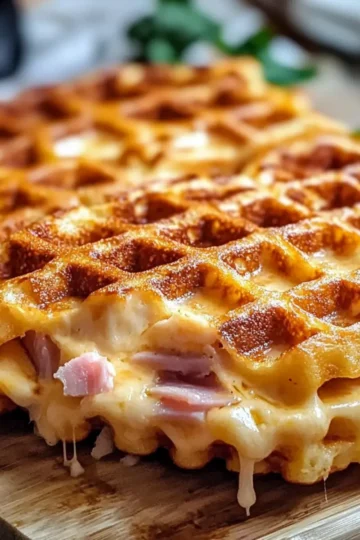 Ham Cheese Chaffles