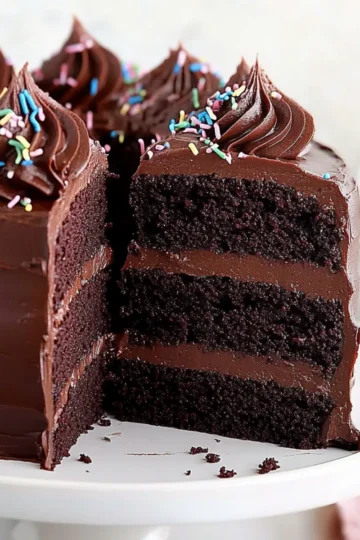 Eggless Chocolate Cake Recipe