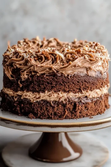 Traditional German Chocolate Cake