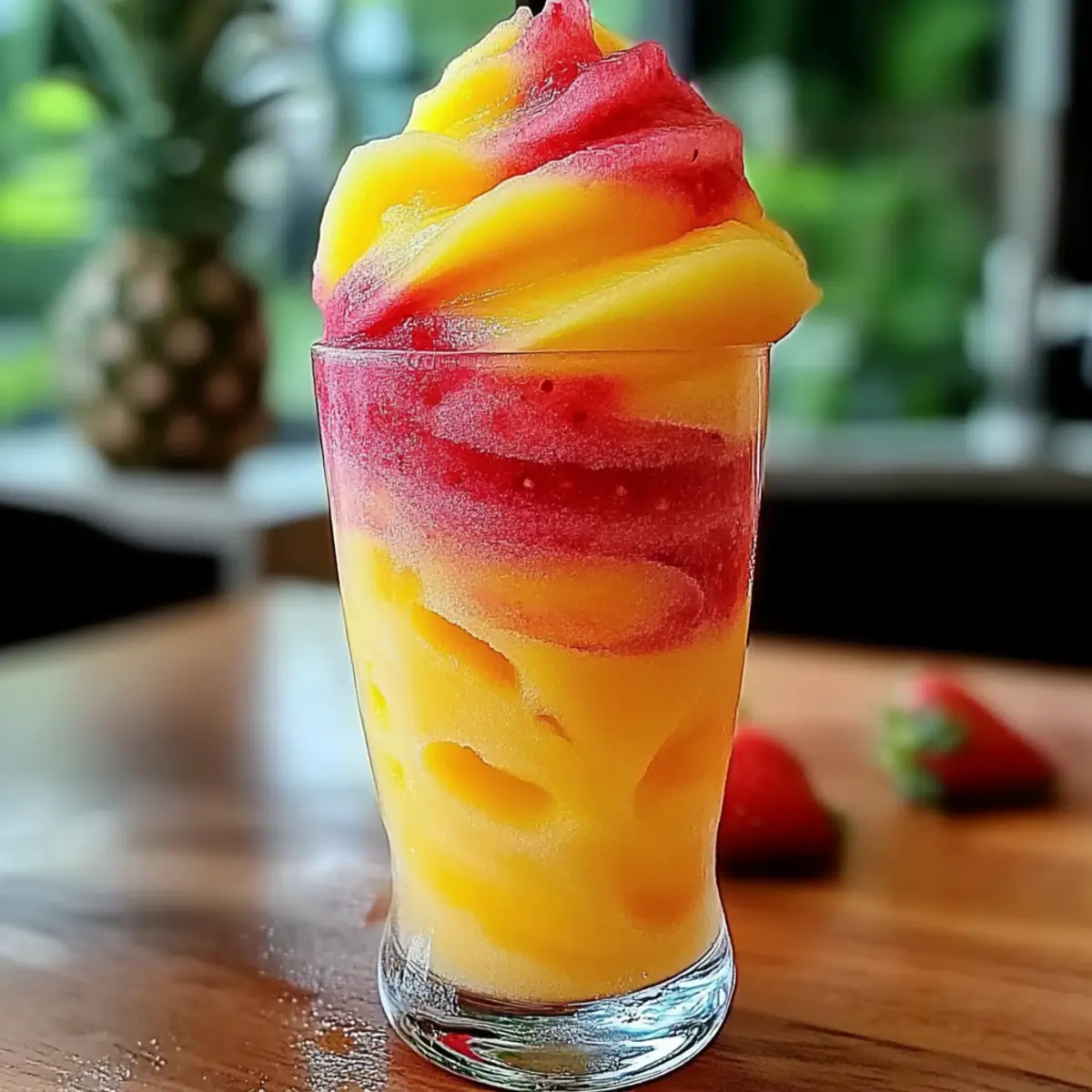 Pineapple Strawberry Swirled