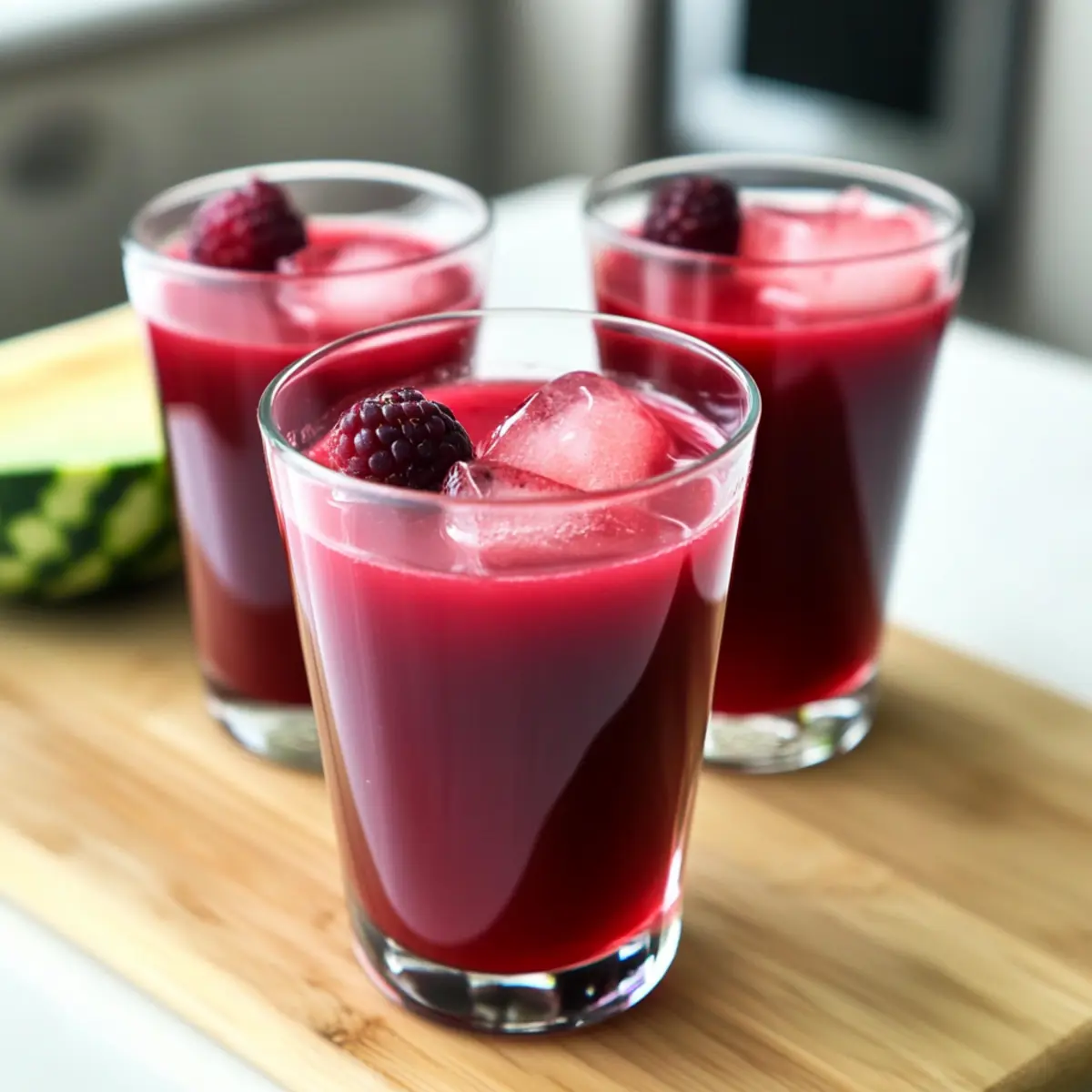 Watermelon Cherry Berry Beet Juice
