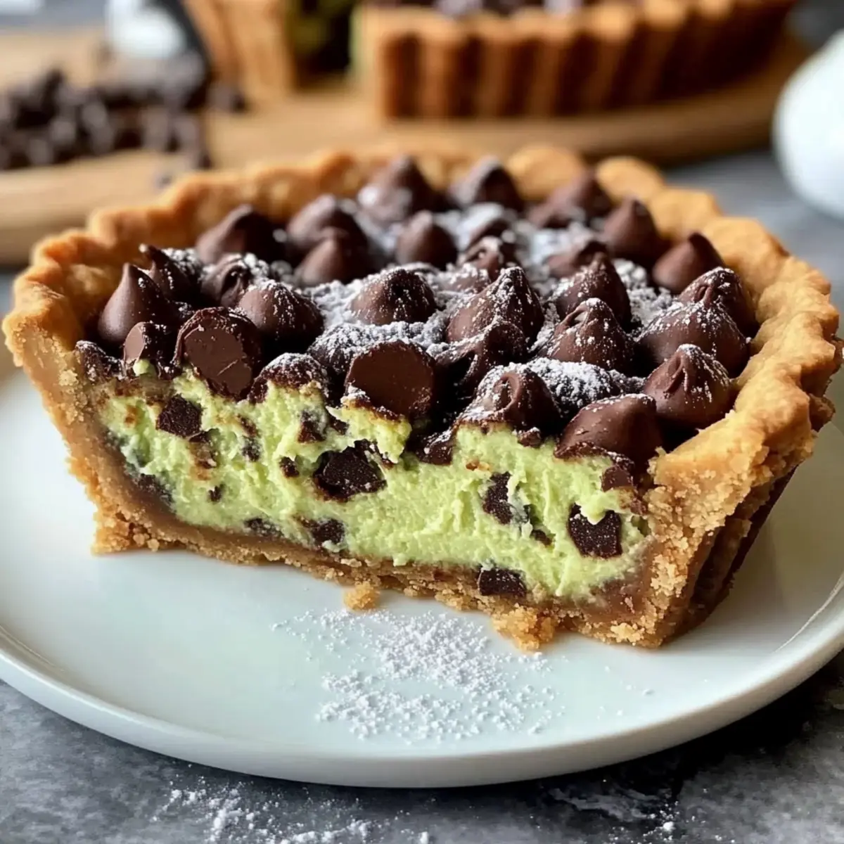 Dubai Style Chocolate Cookie Pie