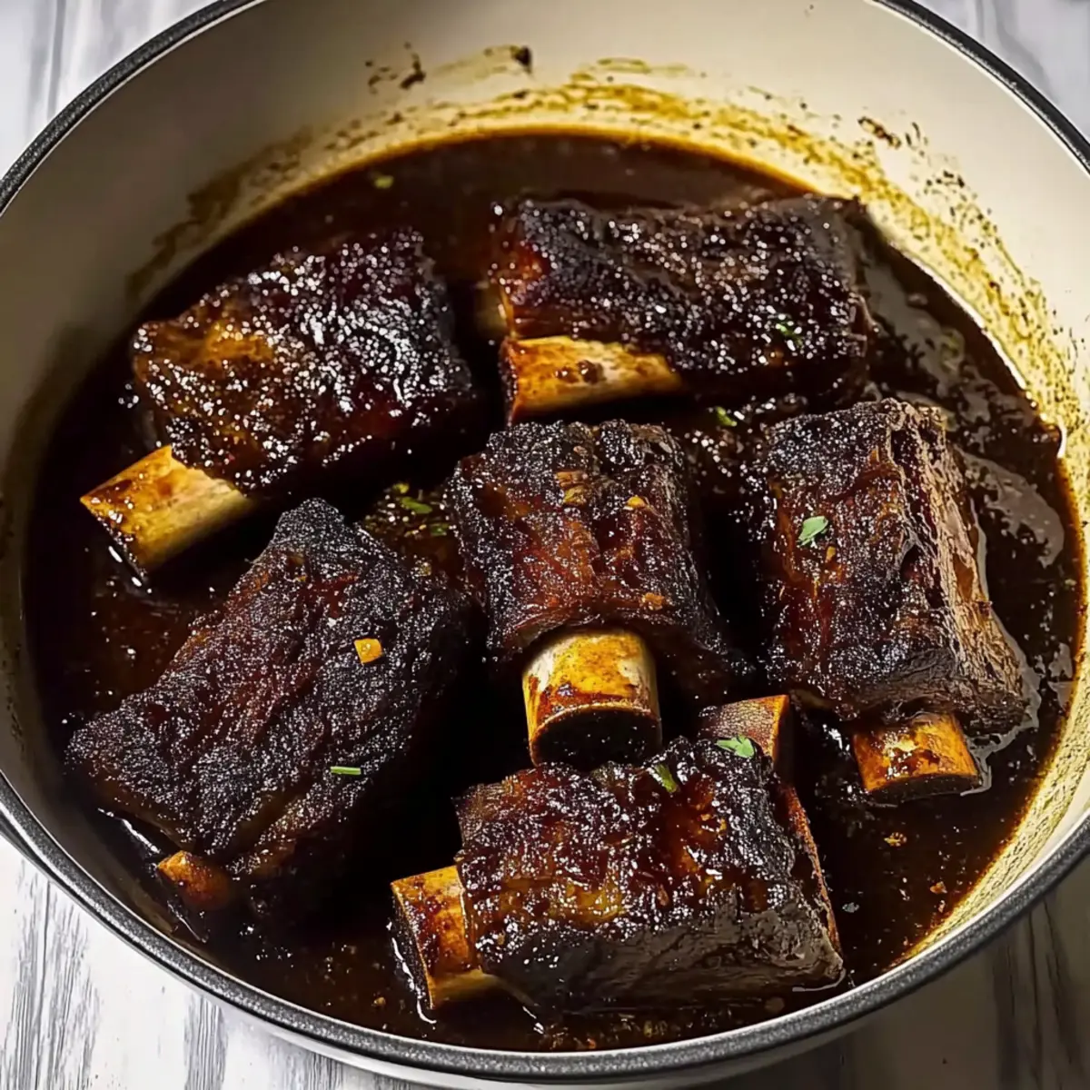 Balsamic Bourbon Short Ribs