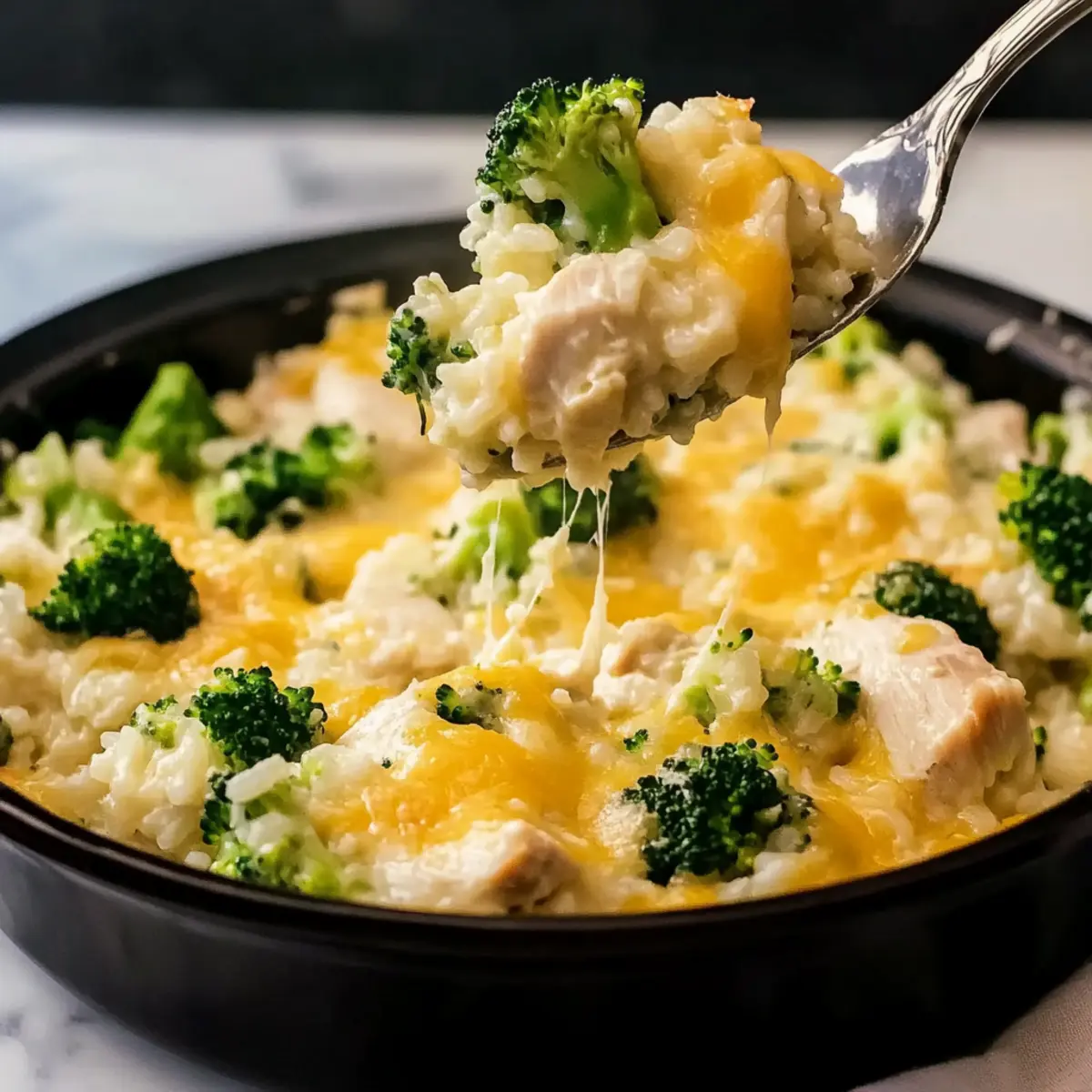Cheesy Chicken Broccoli Rice